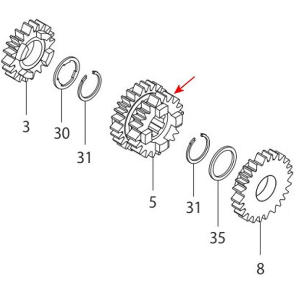 y[J[݌ɂz 00-00-1786 SP CVtg 3/4M 20T/22T L[/TAF 5 X[p[Xg[g HDX