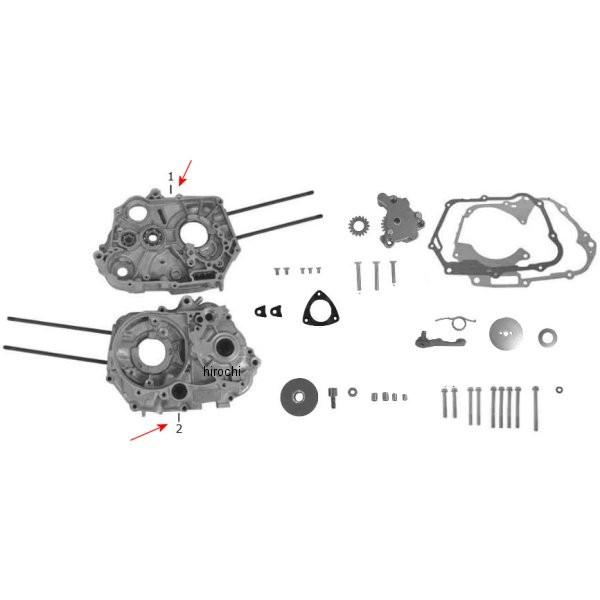 00-01-0148 SP武川 クランクケースASSY 左右セット 138cc用 HD店