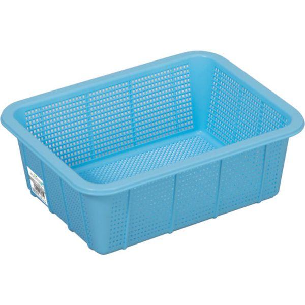 ・食器の水切りはもちろん、書類などの整理収納にも使用できます。・ザル、カゴ・色：ブルー・外形寸法(mm)幅：300・外形寸法(mm)奥行：230・外形寸法(mm)高さ：105・タイプ：深3型・有効内寸(mm)間口：235・有効内寸(mm)奥...