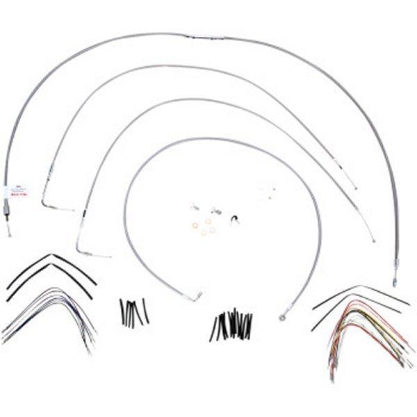 �yUSA�݌ɂ���z 0610-0714 �o�[���[�u�����h Burly Brand �P�[�u���L�b�g �X�e�����X 00�N-06�N FLSTC�AFLSTF 16�C���`�p HD�X