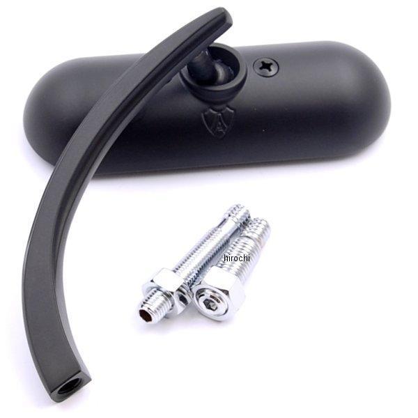 ハーレー　アレンネス　ミニオーバルミラー アレンネス□ ミニオーバル マイクロミラー ブラック 【左側