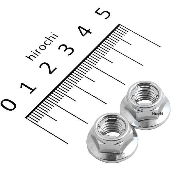 他サイト： 【メーカー在庫あり】 0900-001-00020 キタコ フランジ付きロックナット M8X1.25 ユニクロ 2個入り HD店の商品画像