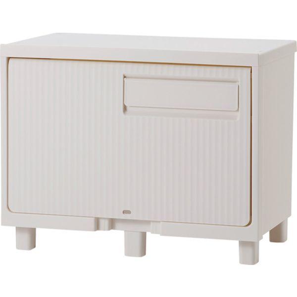 ・鍵穴・ワイヤー穴で防犯面もあんしんです。・幅(mm)：600・奥行(mm)：370・高さ(mm)：470・受取最大サイズ(mm)幅：460・受取最大サイズ(mm)奥行：330・受取最大サイズ(mm)高さ：290・色：オフホワイト・投入口寸...