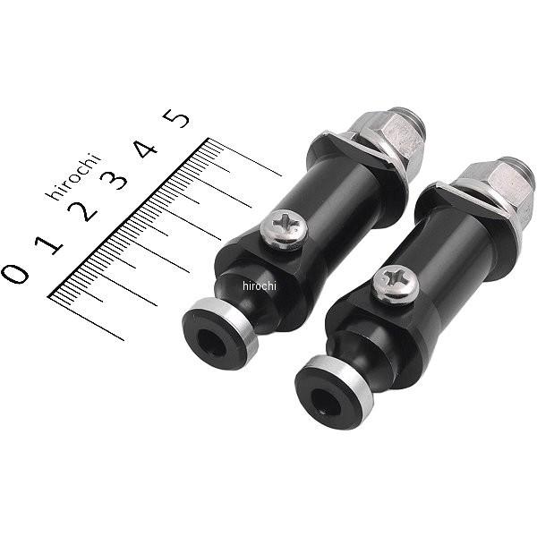 anR  150102-06 ポッシュ POSH フロントウインカーステー 黒 2本入り HD店