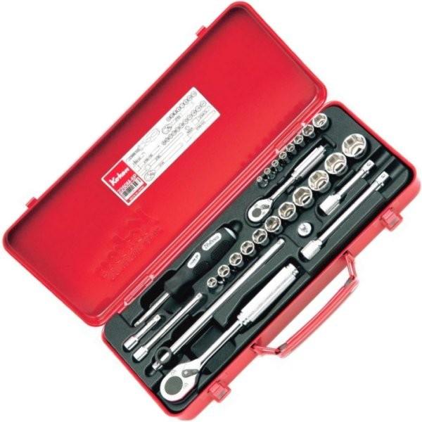 2260M �R�[�P�� Ko-ken 1/4�C���` sq, 3/8�C���`sq �\�P�b�g�Z�b�g 28���g �~���^�C�v HD�X