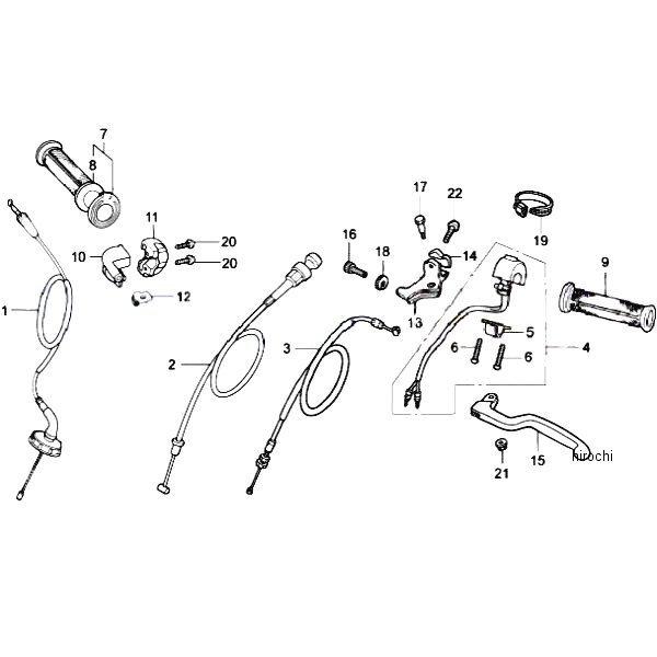 22870-NX2-000 �z���_���[�V���O HRC NSF100C�P�[�u�� HD�X