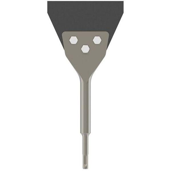 ・厚み1mmの極薄ブレードで鋭い刃先です。・替刃交換式で経済的です。・クッションフロアー・Pタイル剥がし作業に。・床面の付着物の清掃に。・建築現場でのコンクリートパネル面の清掃に。・屋上の防水材の張替えに。・適合機種：SDSプラスハンマード...