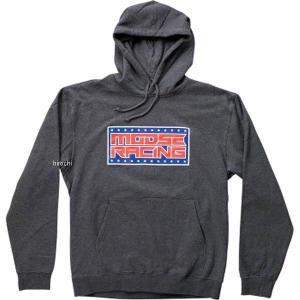 3050-5878 ���[�X���[�V���O MOOSE RACING SOFTGOODS HOODY SPANGLED GY 2X HD�X
