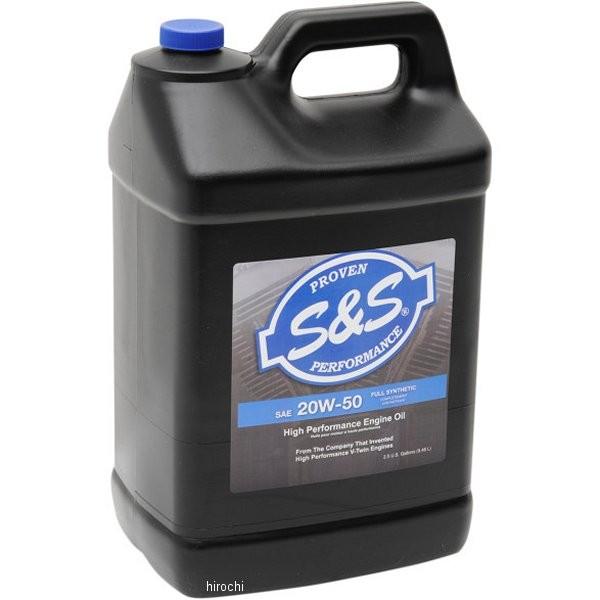 �yUSA�݌ɂ���z 3601-0408 S&amp;S�T�C�N�� S&amp;S Cycle 100%���w�����I�C�� 20W50 2.5�K����(9.4L) HD�X