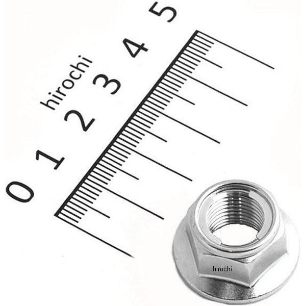 Gクラフト アクスルナットスイングアームなどのアクスルシャフトに使用するM12-P1.25のフランジ付セルフロックナットです。※割りピンを挿入する切り欠きはありません。38001Gヤフー HD店