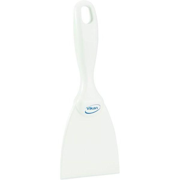・硬めでコンパクトなスクレーパーです。・まな板や作業台などの汚れのはく離に。・色：ホワイト・全長(mm)：210・厚さ(mm)：2.7〜5.7・幅(mm)：75・耐熱温度(℃)：100℃・ポリプロピレン(PP)・高温により変形の恐れがあるた...
