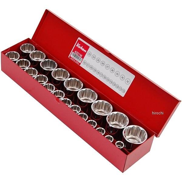 �y���[�J�[�݌ɂ���z 4251M-KK �R�[�P�� Ko-ken 1/2�C���`sq 12�p�\�P�b�g�Z�b�g 22���g �~���T�C�Y HD�X