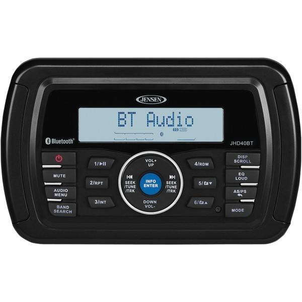 Usa在庫あり 4401 0160 ジェンセン Jensen 160w 4ch アンプ ラジオ Bluetooth Ipod Mp3 Sp店 1oomlif2oo 車 バイク 自転車 Editorialdismes Com