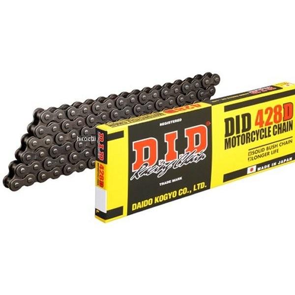 他サイト： 【メーカー在庫あり】 DID 428D-130L RJ(クリップ) DID 大同工業 チェーン 428D スタンダード シリーズ スチール 130L クリップ HD店の商品画像