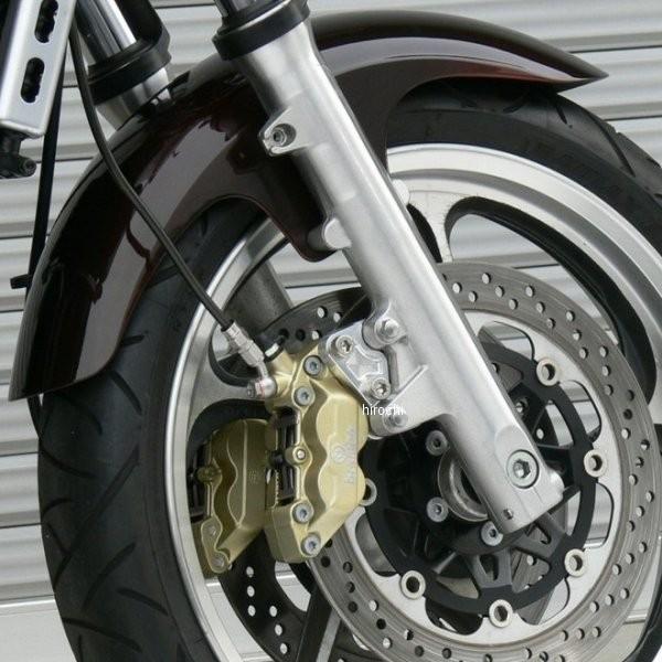 ゼファー1100 Bremboブレーキキャリパー ゴールド 191217】ゼファー1100(ZRT10A-048)□ フロントブレーキ