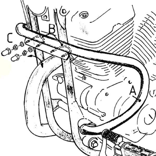 501405 00 02 wvRAhxbJ[ HEPCO&amp;BECKER GWK[h }n XV250 r[S N[ HDX