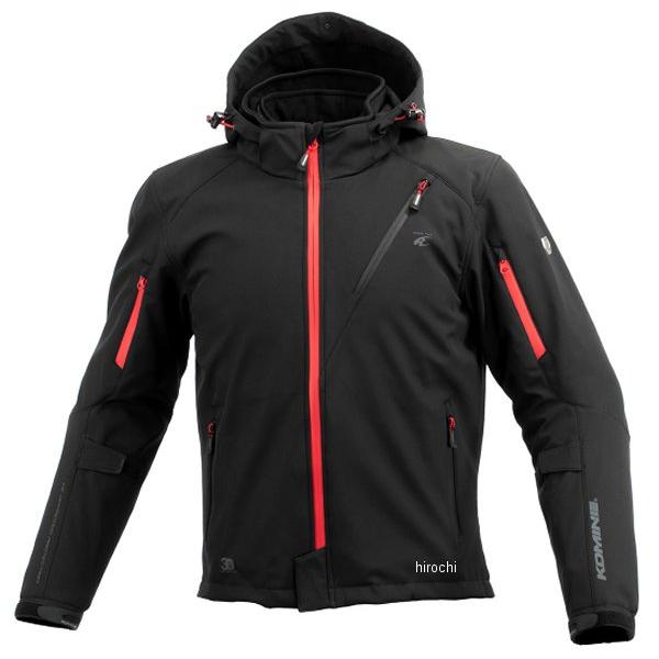 他サイト： 【メーカー在庫あり】 JK-5792 コミネ KOMINE 秋冬モデル プロテクトソフトシェルウィンターパーカ-IFU ネオブラック/赤 2XLサイズ HD店の商品画像