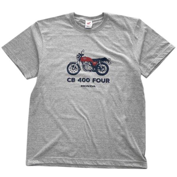2301HD01-14 ホンダ CB400FOUR プリントTシャツ Mグレー Lサイズ HD店