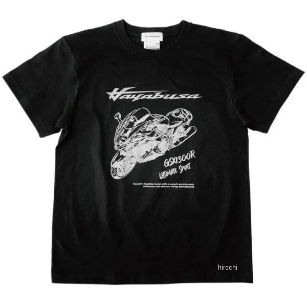 2401SZ21-03 スズキ SUZUKI ハヤブサ HAYABUSA Tシャツ 黒 Lサイズ HD 