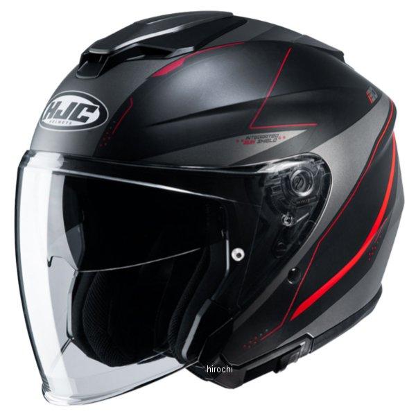 HJH215BK11S HJH215 エイチジェイシー HJC オープンフェイスヘルメット i30 スライト 黒/赤 Sサイズ HD店