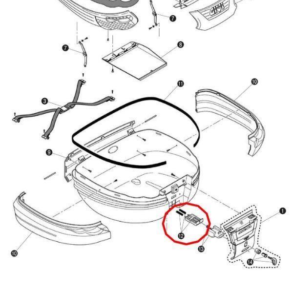 y[J[݌ɂz 70602 Wr GIVI mL[P[Xp {^+XvO Z206R E55p HDX