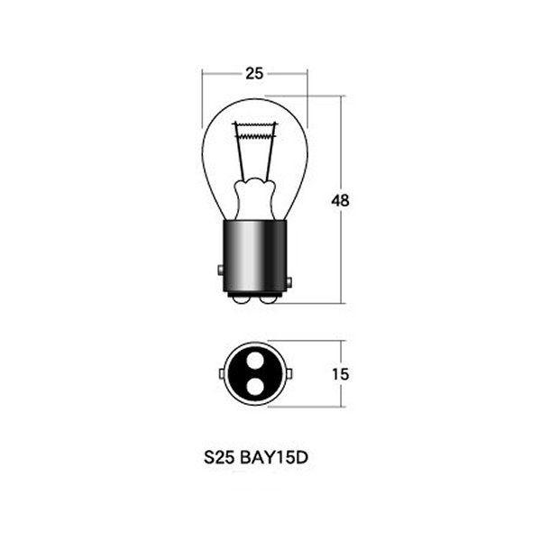 B-3407RE M&amp;H �}�c�V�} �m�[�}���o���u 12V21/5W �X�g�b�v/�e�[���� �E�C���J�[/�|�W�V������ (���b�h) 1�� (10����) HD�X