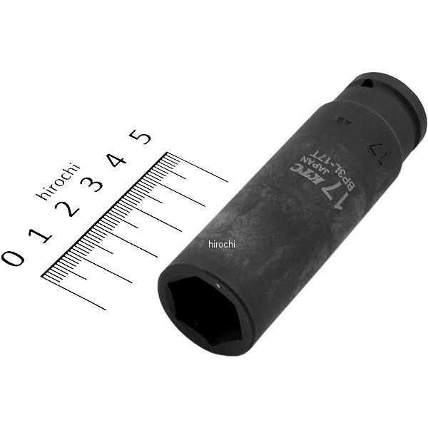 �y���[�J�[�݌ɂ���z BP3L-17T-KC KTC ���s�@�B�H�� 9.5sq �C���p�N�g�����`�p�\�P�b�g(�f�B�[�v����) 17mm HD�X