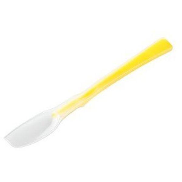 ・ビンのスミまでキレイにすくえてぬりやすい、やわらかいスプーン！・バター等を塗るときに。・幅(mm)：25・奥行(mm)：13・高さ(mm)：195・本体：ポリエチレン・PP・生産国 日本・JANコード 4962336612424・質量 1...