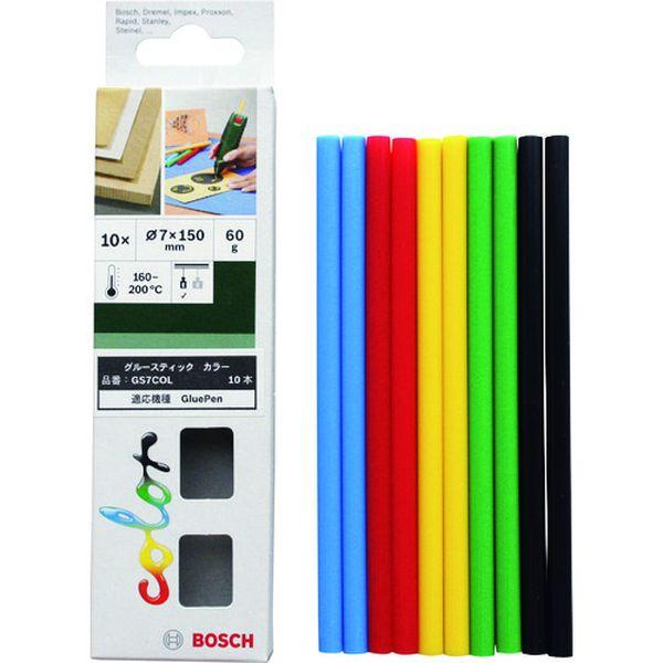 ・グル-スティックです。・グルースティック・色：・赤、黄色、青、黒、緑 (各2本)・径(mm)：7・長さ(mm)：150・適合機種：GLUEPEN・箱入数(本)：10・長さ　150mm・Φ7mm・内容：10本　(60g)・ガンタイプ・1液性...
