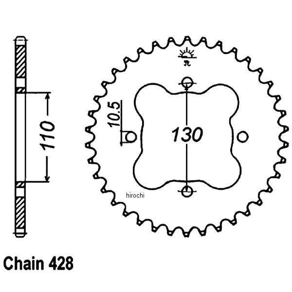yUSA݌ɂz JTR1355-50 JT `F[ JT Chains XvPbg A 428-50T 93N-08N TRX90 X`[ HDX
