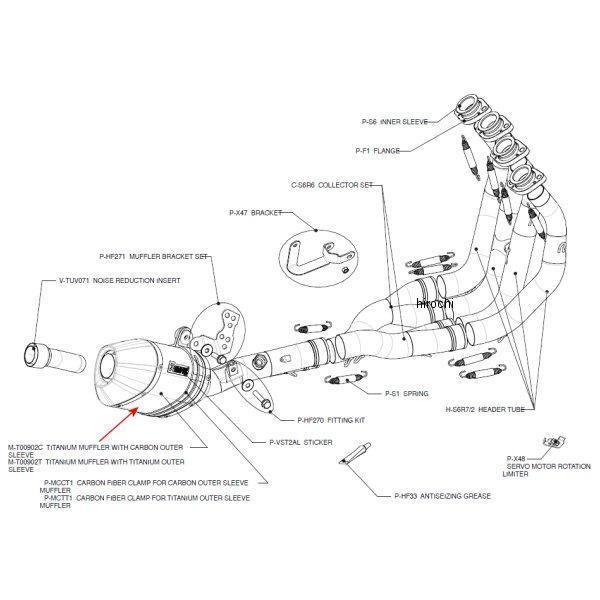 M-T00902C AN|rb` AKRAPOVIC yATCT[ T-TYPE 08N-10N GSX-R750 J[{ HDX