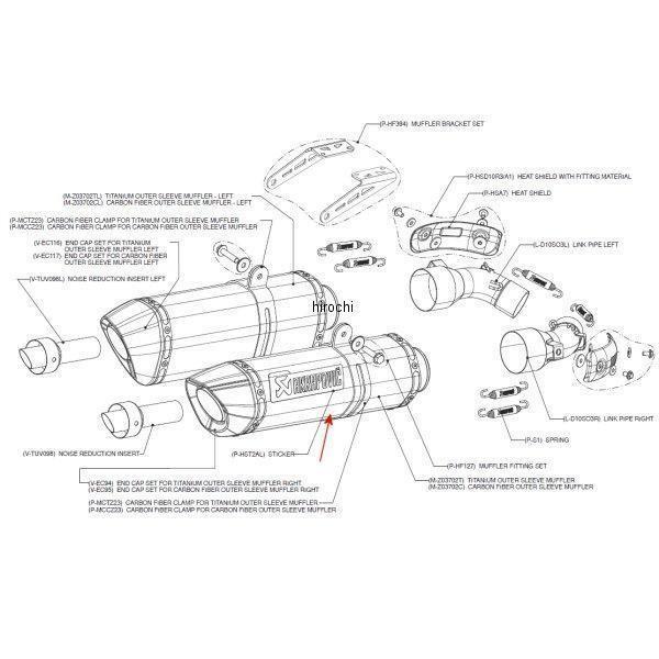 M-Z03702C AN|rb` AKRAPOVIC yATCT[ Z-TYPE E 08N-09N hDJeB X^[ M1100SAM696 J[{ HDX