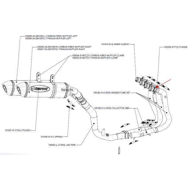 P-F13 AN|rb` AKRAPOVIC yAtW ZX-10R HDX