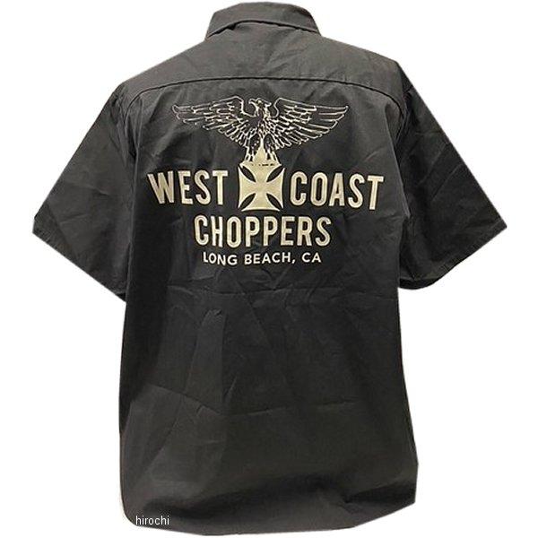 P557683 部品屋K&W WEST COAST CHOPPERS ワークシャツ 黒 2XLサイズ HD