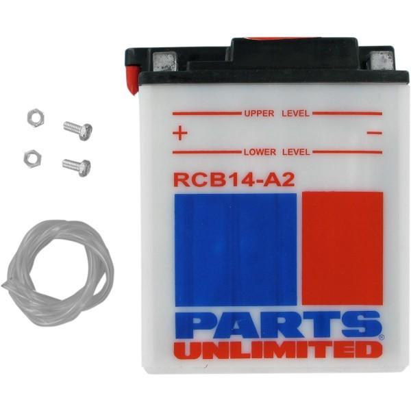 �yUSA�݌ɂ���z RCB14-A2 �p�[�c�A�����~�e�b�h Parts Unlimited �t�� �ϋv�o�b�e���[ �J���^ 12V YB14-A2 HD�X