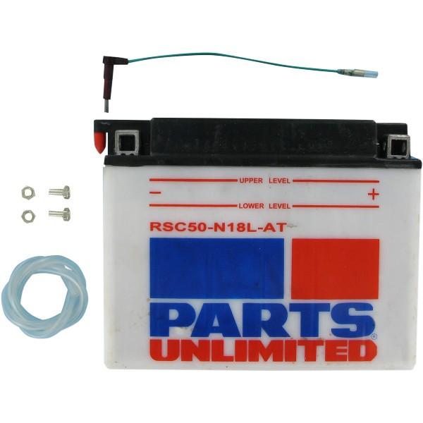 �yUSA�݌ɂ���z RSC50-N18L-AT �p�[�c�A�����~�e�b�h Parts Unlimited �t�� �ϋv�o�b�e���[ �J���^ 12V SY50-N18L-AT HD�X