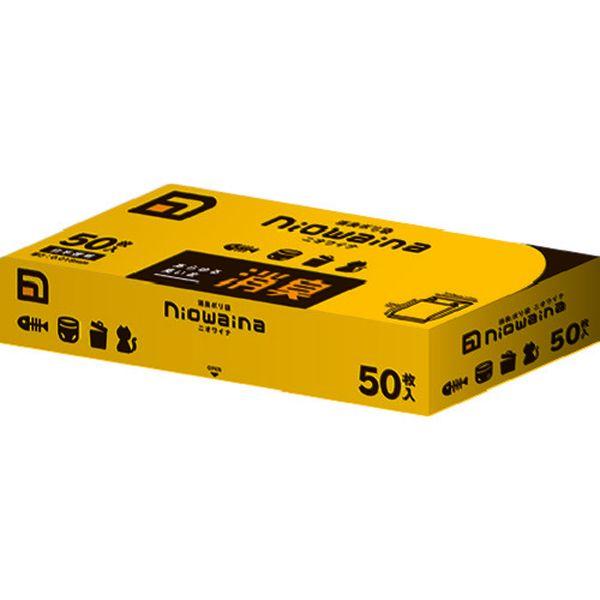他サイト： 【メーカー在庫あり】 SS01 日本サニパック(株) サニパック ニオワイナ消臭袋 BOXタイプ 白半透明 50枚 HD店の商品画像