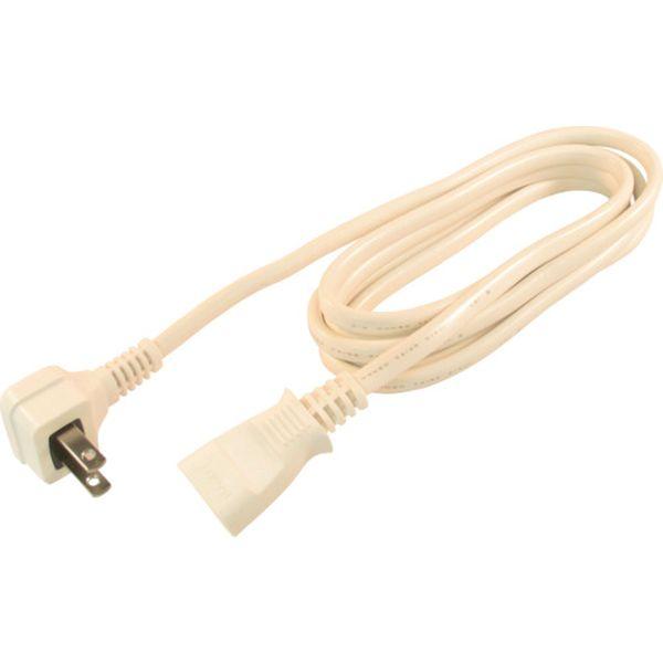 ・プラグがL型となっており、プラグが邪魔になりません。・電器機器の延長コードとして。・色：白・電線仕様長さ(m)：2・電線仕様太さ(［［MM2］］)：2.0・電線仕様芯数(C)：2・コンセント仕様定格：1500W・コンセント仕様形状：［［二...