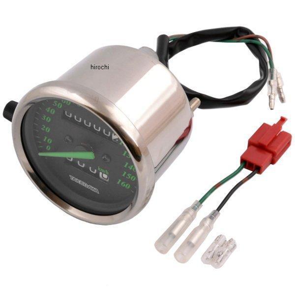 モンキー 05-05-0090 SP武川 ブラック＆グリーンスピードメーター 6V