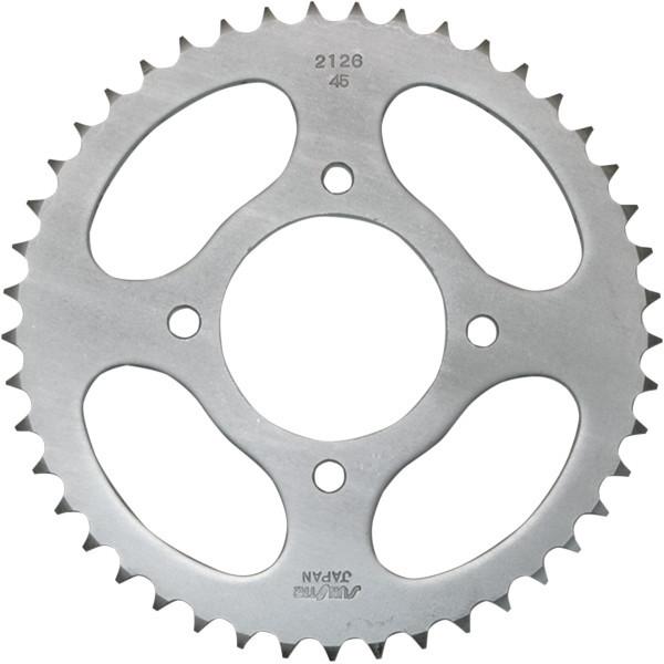 1210-0178 サンスター SUNSTAR リア スプロケット 45T/428 68年 CT90K スチール SP店 :1210-0178:ヒロチー商事3号店 通販 ハンターカブ CT110 Trail 80〜84、86年 リアスプロケット 45T ブラック MINIMOTO(ミニモト)