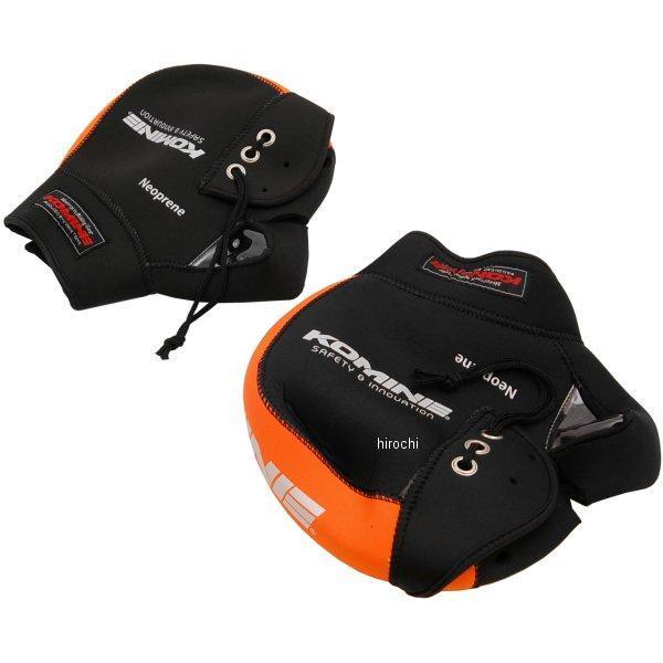 他サイト： 【メーカー在庫あり】 4560163754029 AK-021 コミネ KOMINE 秋冬モデル ネオプレンハンドルウォーマー 黒/オレンジ フリーサイズ HD店の商品画像