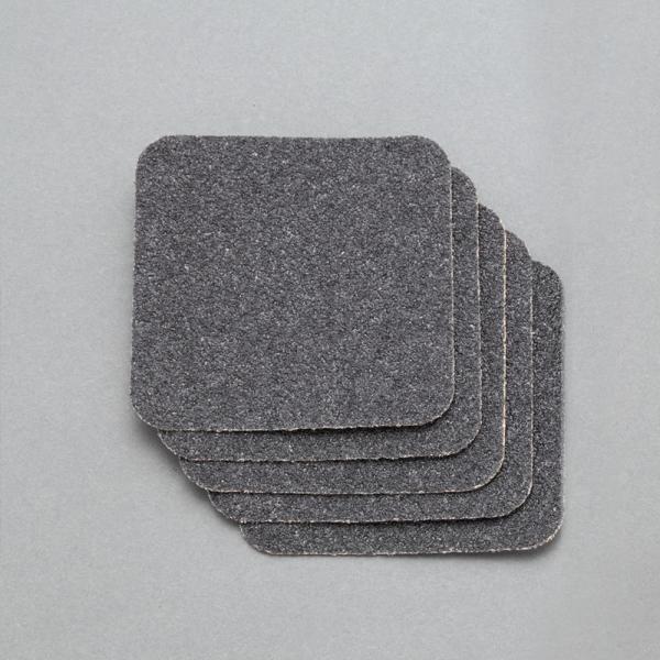 【メーカー在庫あり】 000012256073 エスコ ESCO 80x80mm 滑り止めテープ 屋外用ブラック/5枚 SP店