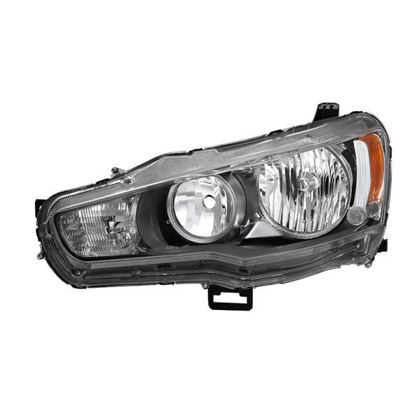 spy9937453 Spyder Xtune 三菱 Lancer 08年-15年 Driver Side ヘッドライト - OEM 左 HD-JH-ML08-OE-L SP店