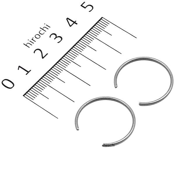 【USA在庫あり】 wisCW21 ワイセコ Wiseco 21mm Round Wire Pin Locks (ペア) リテーニングクリップ Shelf Stock SP店