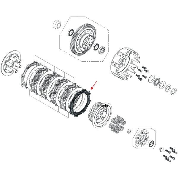 00-02-0365 SP武川 クラッチフリクションプレート JP店 : ヒロチー商事