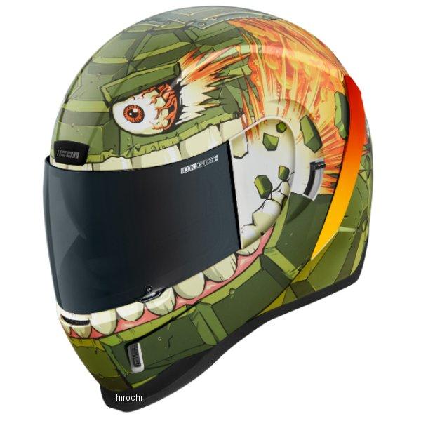 ICON フルフェイスヘルメット グリーン 0101-14743 アイコン ICON フルフェイスヘルメット AIRFORM GRENADIER