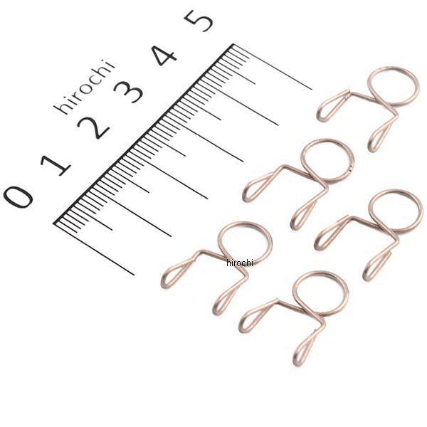 ホースクリップです。Bタイプ クリップ内径:8ミリ素材:ステンレス5個入り104-242104-242ヤフー JP店