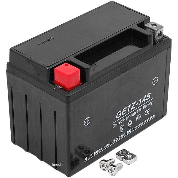 �y���[�J�[�݌ɂ���z GETZ-14S NBS �o�C�N�p�[�c�Z���^�[ MF�W�F���o�b�e���[ 12V YTZ-14S�݊� JP�X