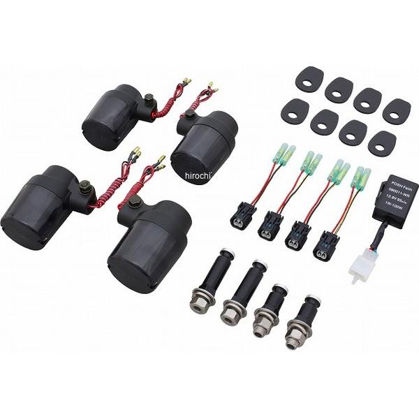 POSH（ポッシュ） 132195-76 スーパーバイクLEDウインカー 黒/スモーク