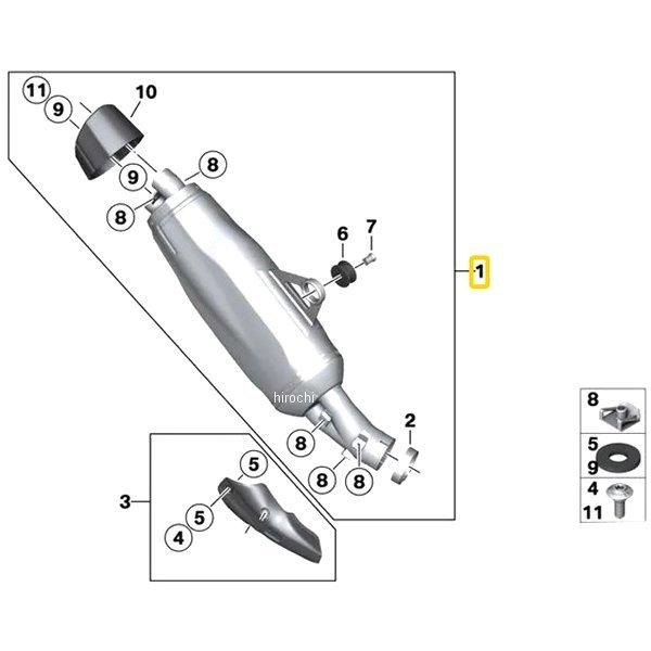 まー15箱 BMW 18518404522 BMW純正 HP スポーツマフラー JP店 : ヒロチー